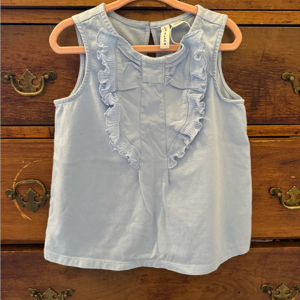 Janie and Jack ruffle tank, size 6
